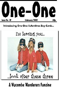 One-One Fanzine - Cover of Issue 18 - February 2003