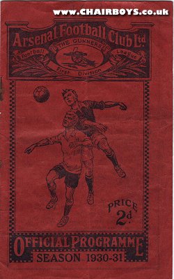 Amateur Cup Final programme 1931