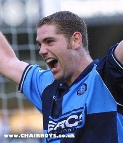Richard Walker - Hooray, Wycombe is a bigger club than Blackpool, that should wind up those Northern goons - oops I've signed for them and scored two goals