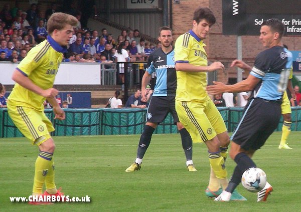 Matt Bloomfield in action against Chelsea