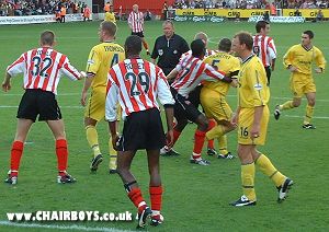 Action from Griffin Park