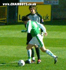 Drew Roberts goes on to score Aylesbury's second goal
