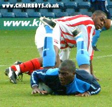 Richard Harris takes swimming lessons at Adams Park