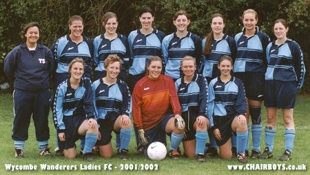 Wycombe Wanderers Ladies Football Club 2001/2002