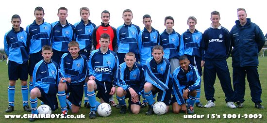 Wycombe Wanderers Under 15's 2001/2