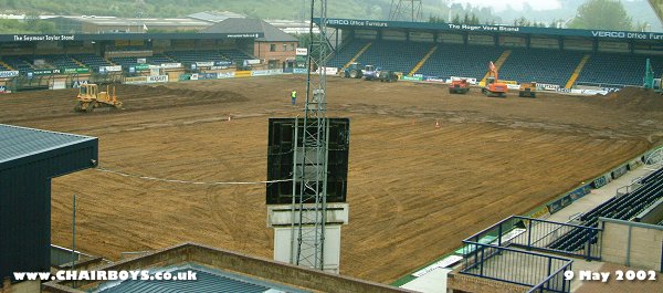 Adams Park pitch - 9th May 2002