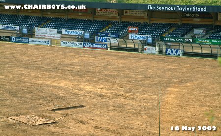 Adams Park pitch - 16th May 2002