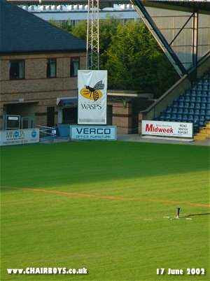 Adams Park pitch - 17th June 2002