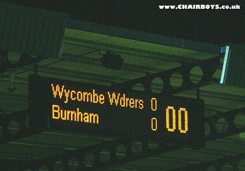 29th January 2002 - The new scoreboard is finally switched on