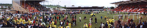A 270 degrees look at Sincil Bank after the final whistle