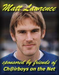 Matt Lawrence is sponsored by friends of Chairboys on the Net
