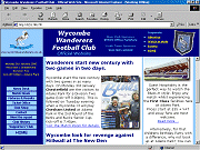 New look Official Site - launched Monday 3rd January 2000