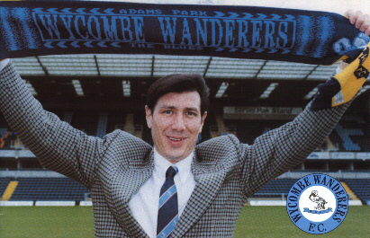 Lawrie Sanchez as featured on the front cover of the Spring 1999 issue of The Quarterman magazine. This is available FREE to all current season ticket holders and LeagueLine members four times a season