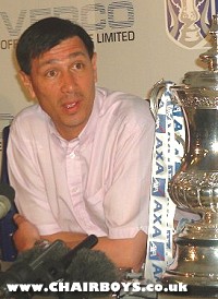 Lawrie and that Cup thing - picture Paul Lewis