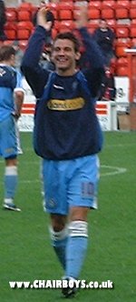 Matt Bloomfield - two goals for Wanderers at Woking
