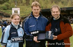 Martin Taylor - WWISC Player of the Season award 2000/2001 - picture Paul Dennis